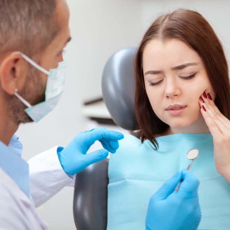 Invisalign aligners close-up